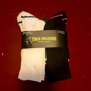Mens socks size 10-13 true religion brand